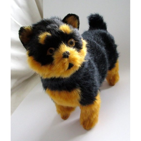 Lifelike Realistic Furry Black/Brown Cat/Kitten Figurine Standing Plush - Décor - Picture 3 of 11